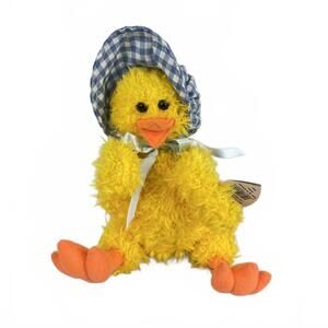 Ty Attic Treasures "Bonnie" the Duck Wearing a Bonnet 8" Plush